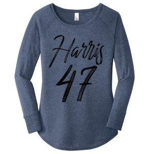 Kamala Harris 47 Kamala Harris For President 2024 Women's Perfect Tri Tunic Long Sleeve Shirt