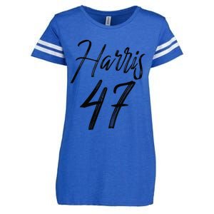 Kamala Harris 47 Kamala Harris For President 2024 Enza Ladies Jersey Football T-Shirt