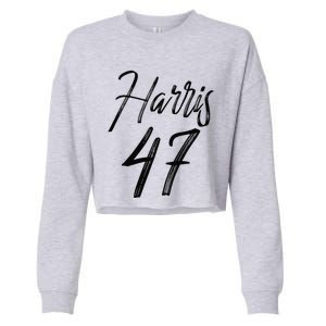 Kamala Harris 47 Kamala Harris For President 2024 Cropped Pullover Crew