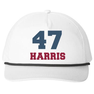 Kamala Harris 47 Snapback Five-Panel Rope Hat