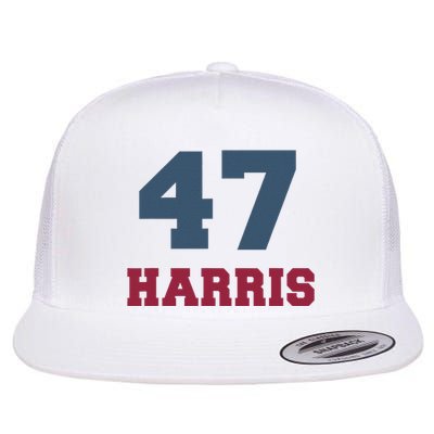 Kamala Harris 47 Flat Bill Trucker Hat