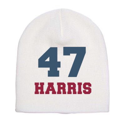 Kamala Harris 47 Short Acrylic Beanie