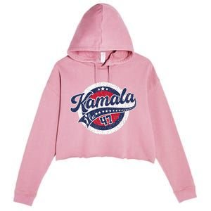 Kamala Harris 47 Th President Harris Walz 2024 Election Crop Fleece Hoodie