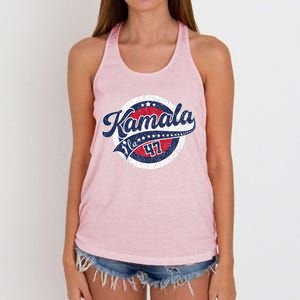 Kamala Harris 47 Th President Harris Walz 2024 Election Women's Knotted Racerback Tank