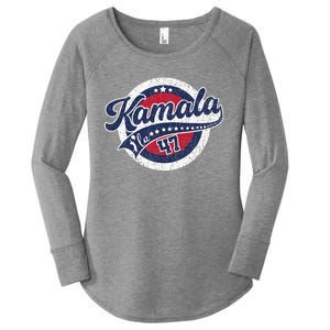 Kamala Harris 47 Th President Harris Walz 2024 Election Women's Perfect Tri Tunic Long Sleeve Shirt