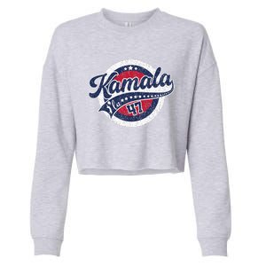 Kamala Harris 47 Th President Harris Walz 2024 Election Cropped Pullover Crew