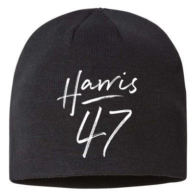 Kamala Harris 47 Feminine Harris 2024 Sustainable Beanie