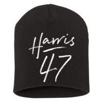 Kamala Harris 47 Feminine Harris 2024 Short Acrylic Beanie