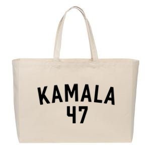 Kamala Harris 47 Cotton Canvas Jumbo Tote