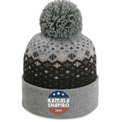 Kamala Harris And Josh Shapiro 2024 For President Campaign The Baniff Cuffed Pom Beanie