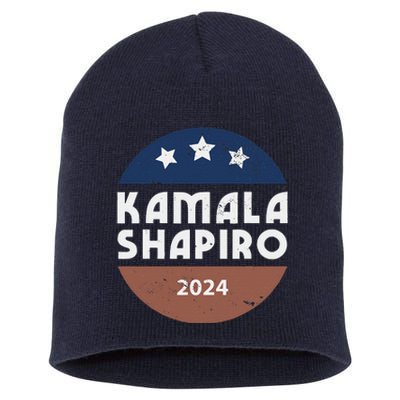 Kamala Harris And Josh Shapiro 2024 For President Campaign Short Acrylic Beanie