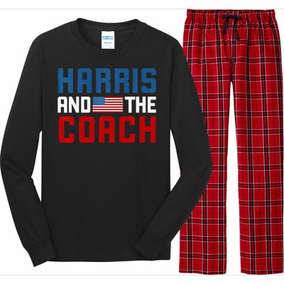 Kamala Harris And The Coach Premium Long Sleeve Pajama Set