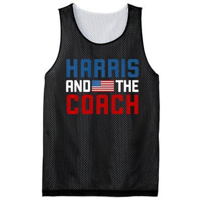 Kamala Harris And The Coach Premium Mesh Reversible Basketball Jersey Tank