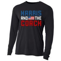 Kamala Harris And The Coach Premium Cooling Performance Long Sleeve Crew