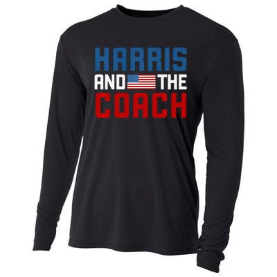 Kamala Harris And The Coach Premium Cooling Performance Long Sleeve Crew