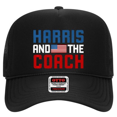 Kamala Harris And The Coach Premium Trucker Hat