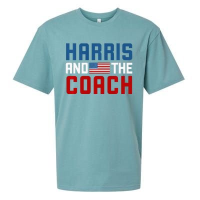 Kamala Harris And The Coach Premium Sueded Cloud Jersey T-Shirt