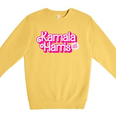 Kamala Harris And Tim Premium Crewneck Sweatshirt