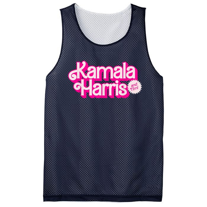 Kamala Harris And Tim Mesh Reversible Basketball Jersey Tank