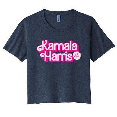 Kamala Harris And Tim Women's Crop Top Tee