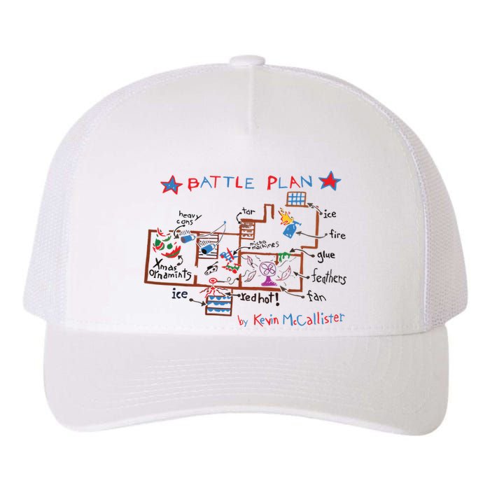 Kevin Home Alone Battle Plan Christmas Kevin Mccallister Home Alone Yupoong Adult 5-Panel Trucker Hat