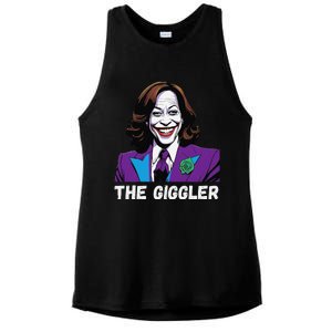 Kamala Harris As The Giggler Ladies PosiCharge Tri-Blend Wicking Tank