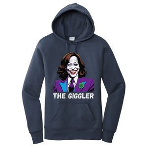 Kamala Harris As The Giggler Women's Pullover Hoodie