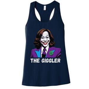 Kamala Harris As The Giggler Women's Racerback Tank