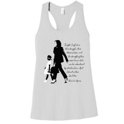 Kamala Harris And Ruby Bridges Women's Racerback Tank