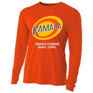 Kamala Harris Antitrump Vote Removes Stubborn Orange Stains Cute Gift Cooling Performance Long Sleeve Crew