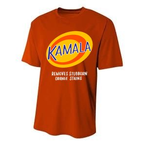 Kamala Harris Antitrump Vote Removes Stubborn Orange Stains Cute Gift Performance Sprint T-Shirt