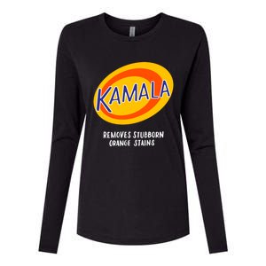 Kamala Harris Antitrump Vote Removes Stubborn Orange Stains Cute Gift Womens Cotton Relaxed Long Sleeve T-Shirt