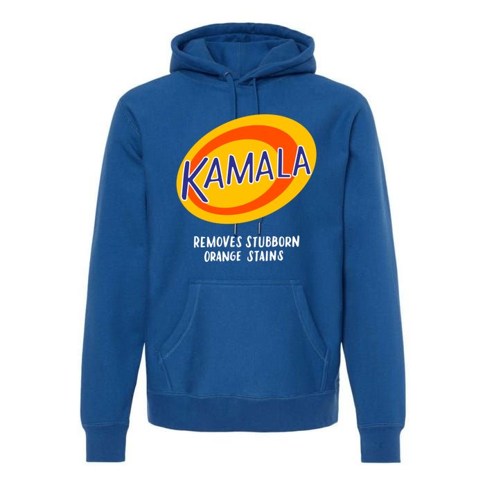 Kamala Harris Antitrump Vote Removes Stubborn Orange Stains Cute Gift Premium Hoodie