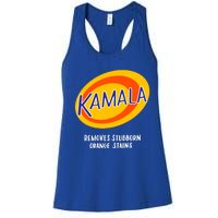 Kamala Harris Antitrump Vote Removes Stubborn Orange Stains Cute Gift Women's Racerback Tank