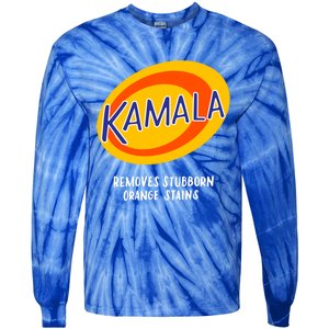 Kamala Harris Antitrump Vote Removes Stubborn Orange Stains Cute Gift Tie-Dye Long Sleeve Shirt