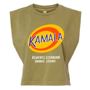 Kamala Harris Antitrump Vote Removes Stubborn Orange Stains Cute Gift Garment-Dyed Women's Muscle Tee