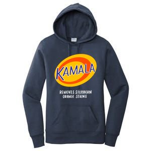 Kamala Harris Antitrump Vote Removes Stubborn Orange Stains Cute Gift Women's Pullover Hoodie