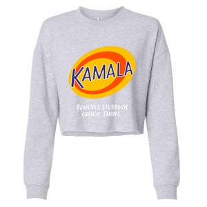 Kamala Harris Antitrump Vote Removes Stubborn Orange Stains Cute Gift Cropped Pullover Crew