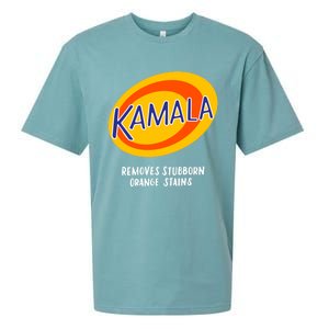 Kamala Harris Antitrump Vote Removes Stubborn Orange Stains Cute Gift Sueded Cloud Jersey T-Shirt