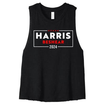 Kamala Harris Andy Beshear 2024 Harris Beshear 2024 Women's Racerback Cropped Tank