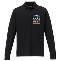 Kamala Harris Allies Saying Just Plain Weird To Trump 2024 Performance Long Sleeve Polo