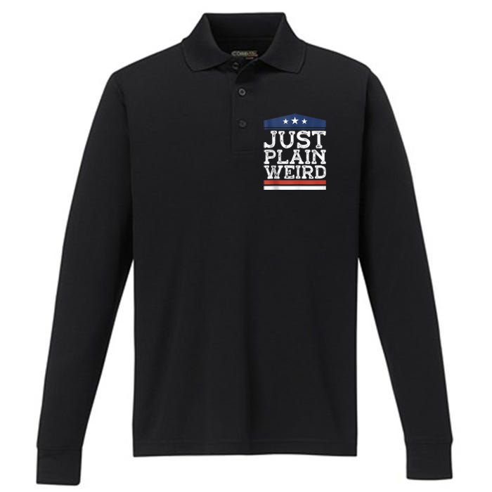 Kamala Harris Allies Saying Just Plain Weird To Trump 2024 Performance Long Sleeve Polo