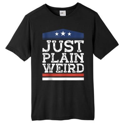 Kamala Harris Allies Saying Just Plain Weird To Trump 2024 Tall Fusion ChromaSoft Performance T-Shirt