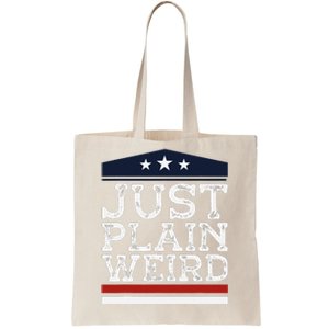 Kamala Harris Allies Saying Just Plain Weird To Trump 2024 Tote Bag