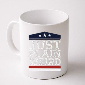 Kamala Harris Allies Saying Just Plain Weird To Trump 2024 Coffee Mug