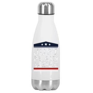 Kamala Harris Allies Saying Just Plain Weird To Trump 2024 Stainless Steel Insulated Water Bottle