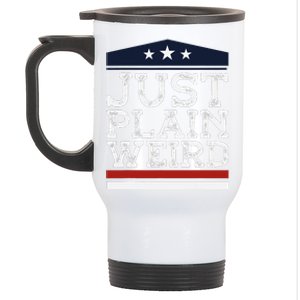 Kamala Harris Allies Saying Just Plain Weird To Trump 2024 Stainless Steel Travel Mug