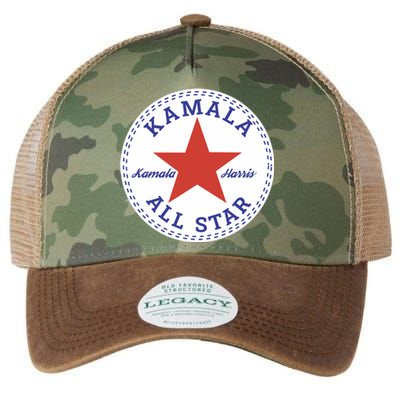 Kamala Harris All Star Logo Legacy Tie Dye Trucker Hat