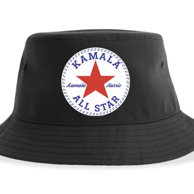 Kamala Harris All Star Logo Sustainable Bucket Hat