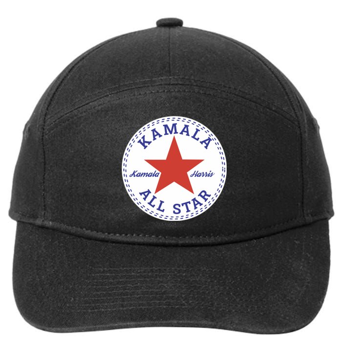 Kamala Harris All Star Logo 7-Panel Snapback Hat